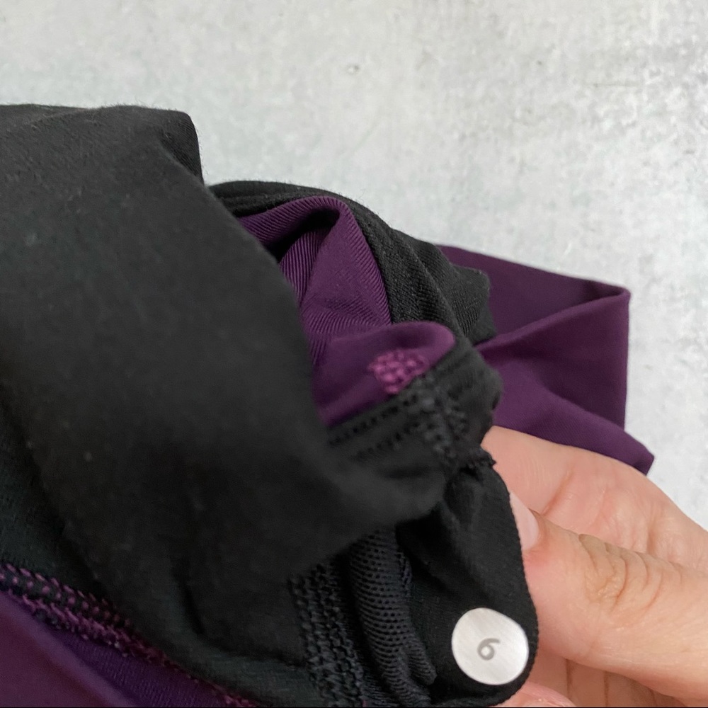 Lululemon || Double Tap Bra II Darkest Magenta 6 - Picture 4 of 5